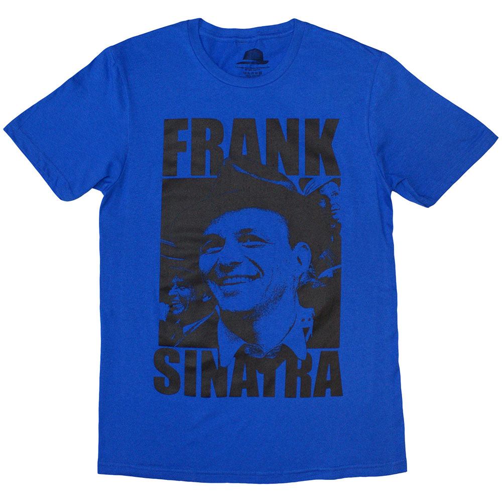 Frank Sinatra - Montage Photos Heren Tshirt - Blauw